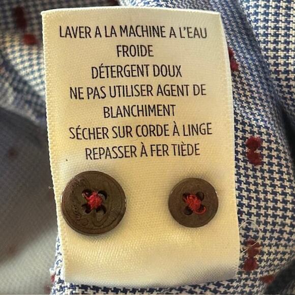 Robert Graham Modern American Tailored Fit Shirt - Size M - Picture 8 of 9